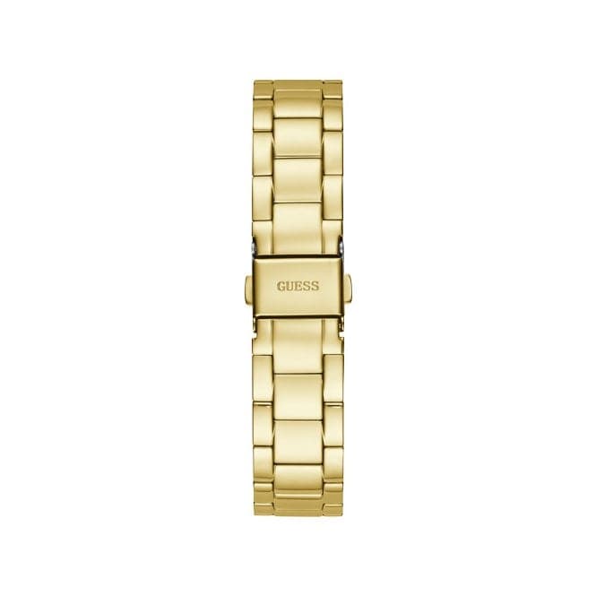 Guess Watches Luna Ladies Dress Gold Stainless Steel Watch Gw0307l2 - Image 3