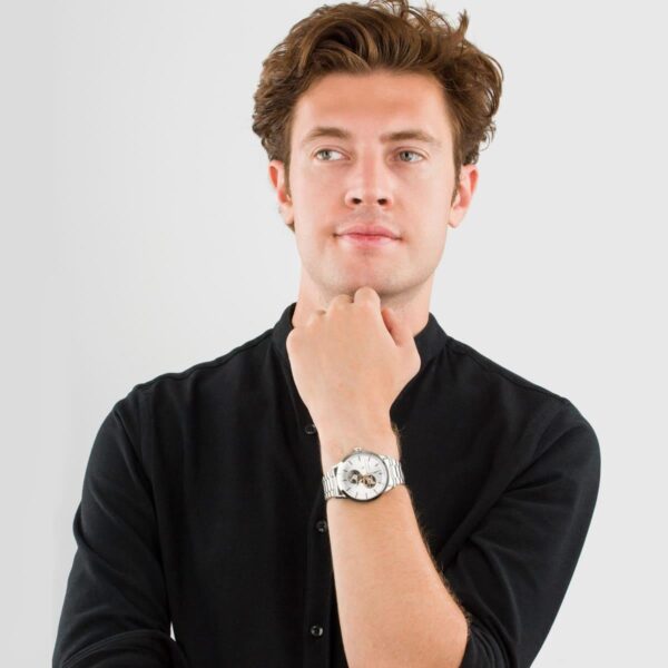 Maserati R8823125001 Tradizione Automatic Mens White Watch - alternate view