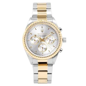 Maserati R8853100021 Competizione Chrono Mens Two Tone Watch