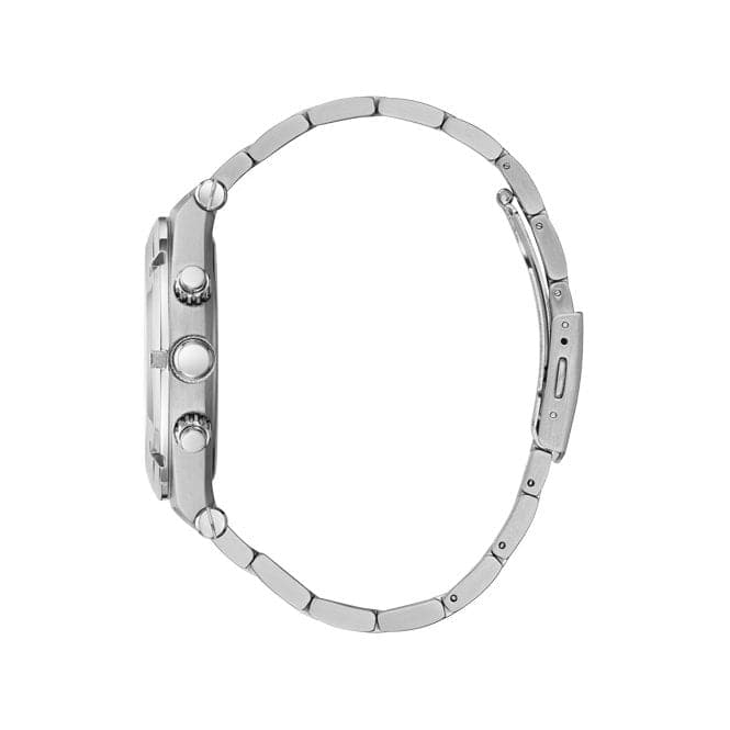 Guess Watches Mens Continental Stainless Steel Black Watch Gw0260g1 - Image 2