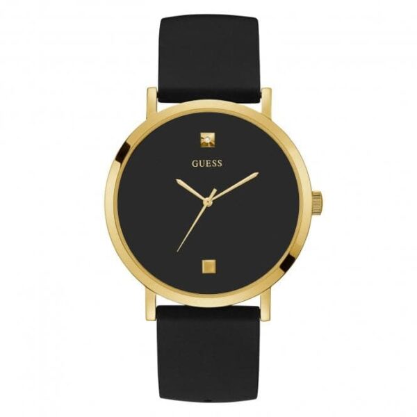 Montre Guess pour homme, habillée, en acier inoxydable noir, W1264g1