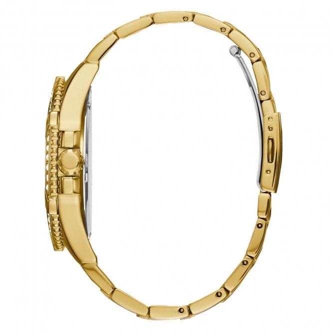 Guess Watches Mens Sport Stainless Steel Champagne Watch W0799g2 - Image 4