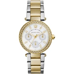 Michael Kors Mini Parker Ladies Two Tone Watch Mk6055