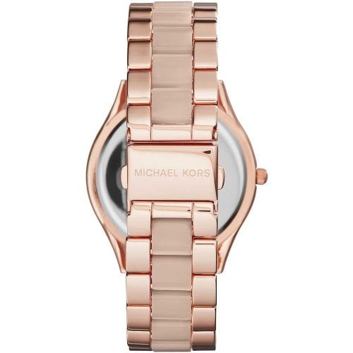 Michael Kors Mk4294 Ladies Slim Runway Rose Gold Pink Watch - alternate view