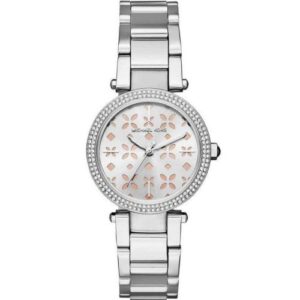 Michael Kors Mk6483 Ladies Mini Parker Silver Crystal Watch
