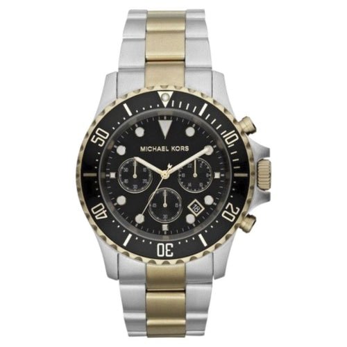 Michael Kors Mk8311 Men S Everest Chronograph Two Tone Black Watch
