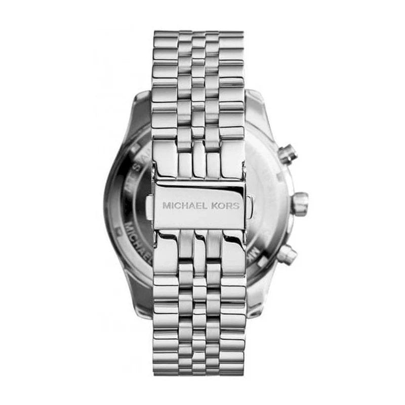 Michael Kors Watch Lexington Chronograph Rose And Silver Mk8515 - Image 3
