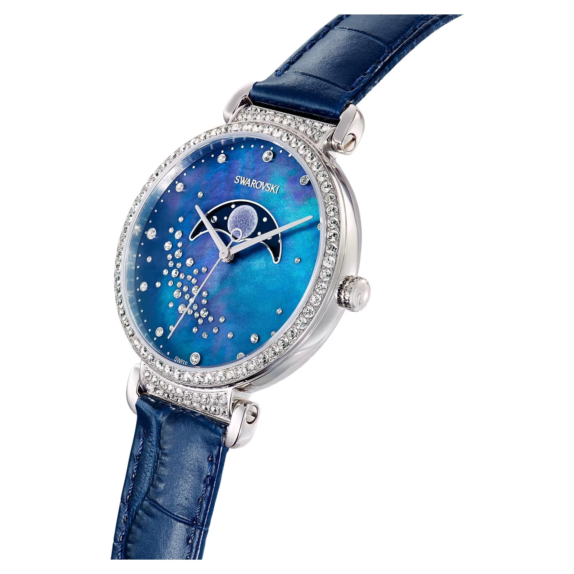 Swarovski Passage Moon Phase Ladies Blue Watch 5613320 - Image 5