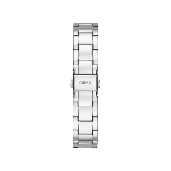 Guess Watches Quattro Clear Ladies Trend Silver Stainless Steel Watch Gw0300l1 - Image 3