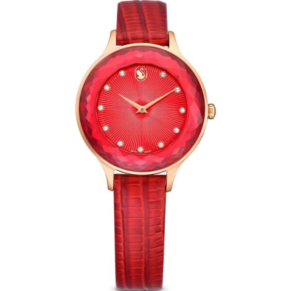 Swarovski Octea Nova horloge 33 mm rood 5650002