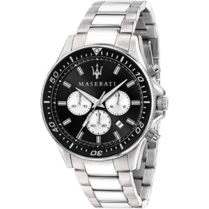 Maserati R8873640004 Sfida Chrono Mens Silver Watch