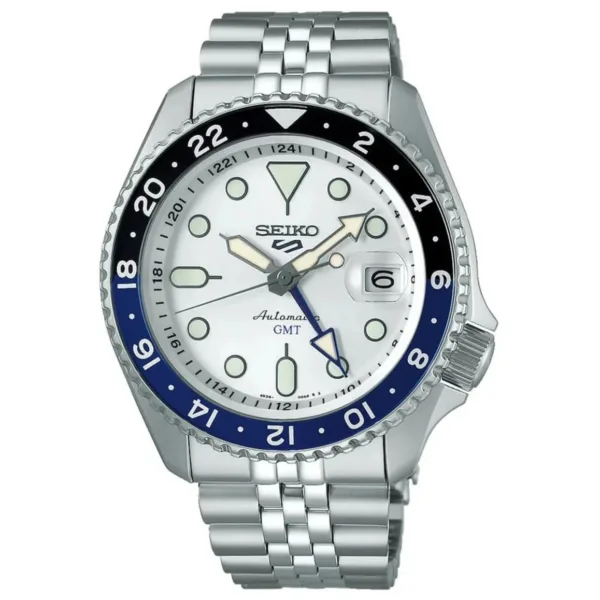 Montre Seiko 5 Sports Auto pour homme, argentée, sk033k1