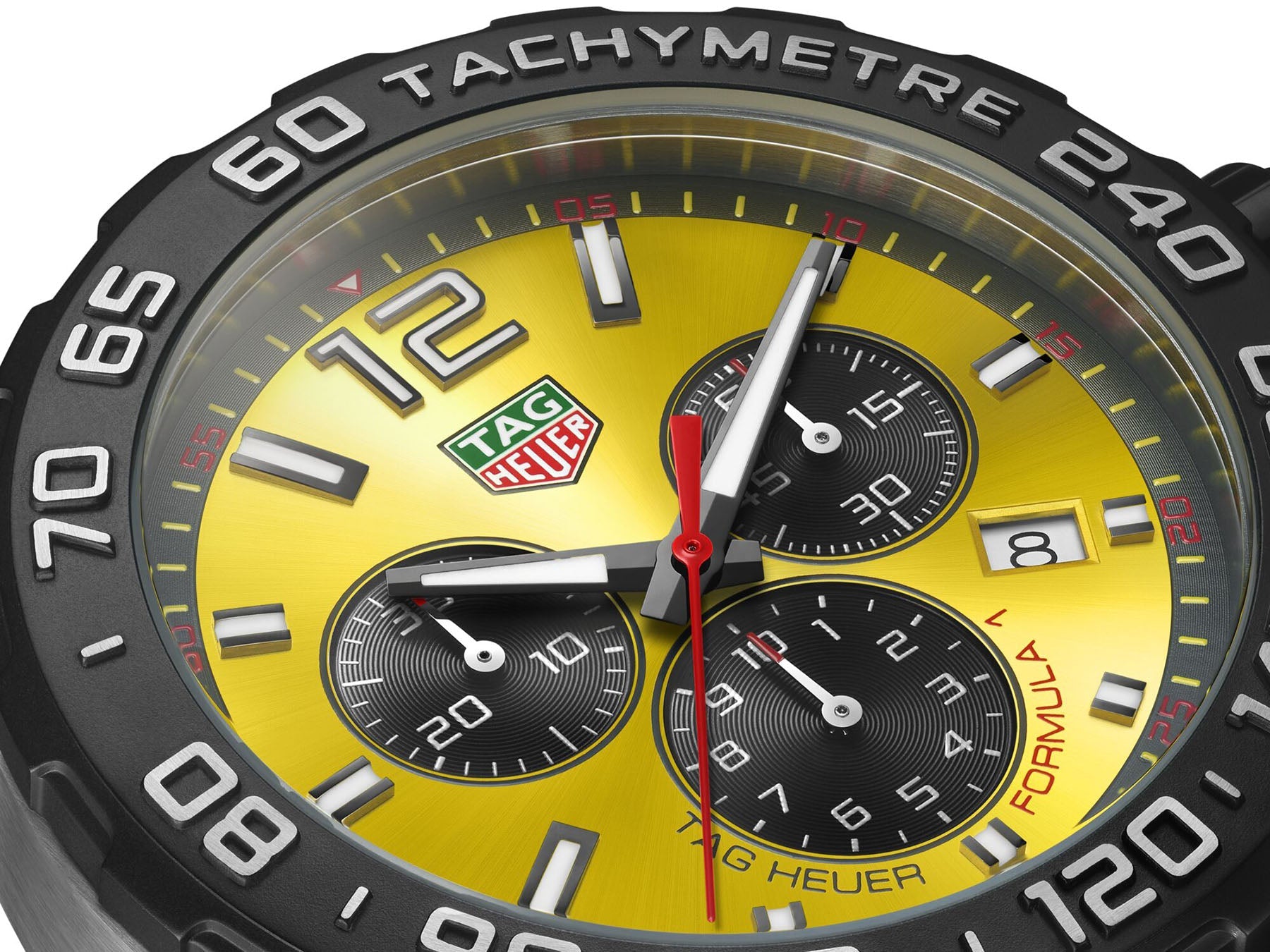 Tag Heuer Watch Formula 1 Chronograph Yellow Caz101am Ft8054 - Image 5