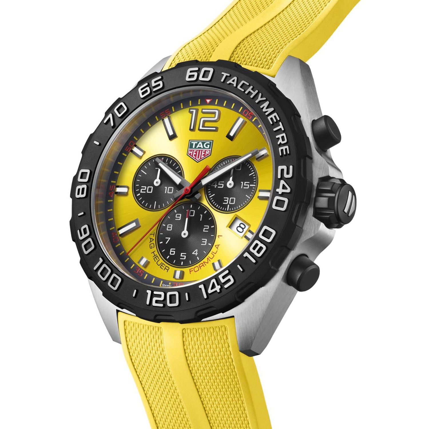 Tag Heuer Watch Formula 1 Chronograph Yellow Caz101am Ft8054 - Image 4