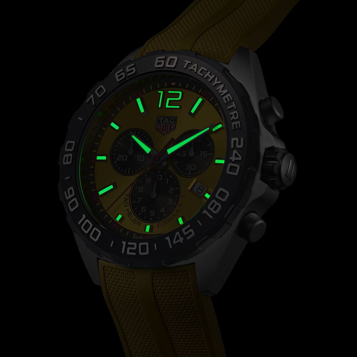 Tag Heuer Watch Formula 1 Chronograph Yellow Caz101am Ft8054 - Image 3