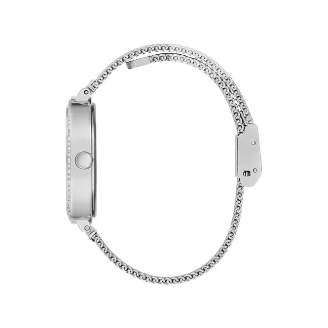 Guess Watches Tapestry Ladies Trend Silver Stainless Steel Watch Gw0354l1 - Image 2