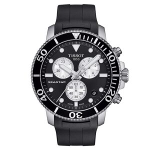 Tissot Chronograph Watch Seastar 1000 Orange T1204171705100