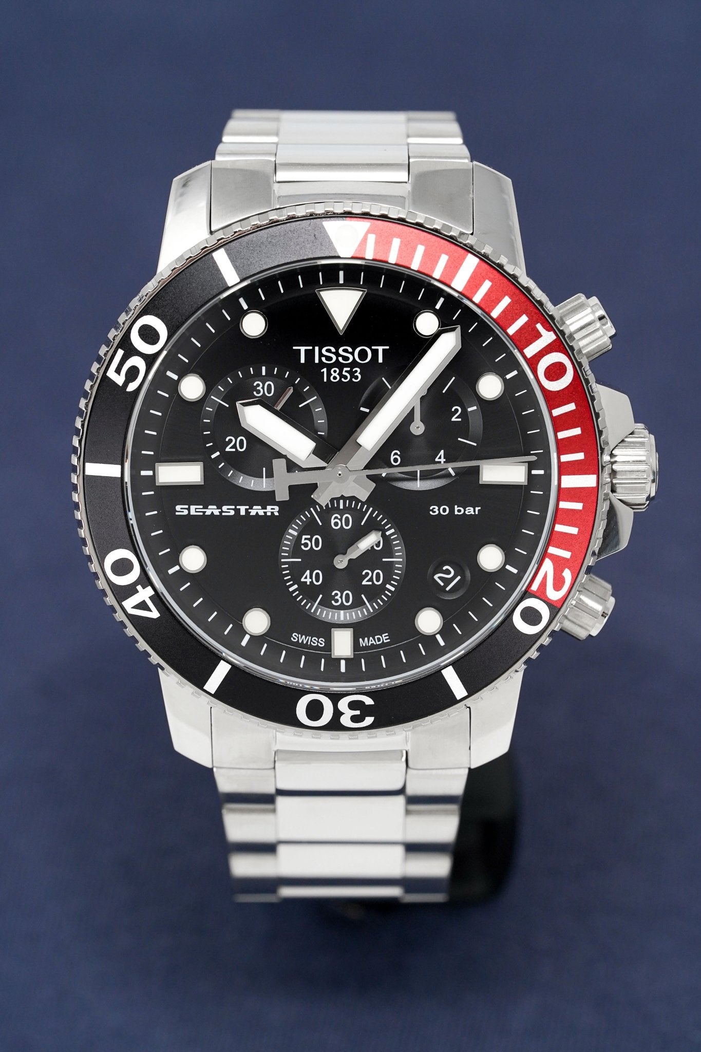 Tissot Chronograph Watch Seastar 1000 T120 417 11 051 01 - Image 6