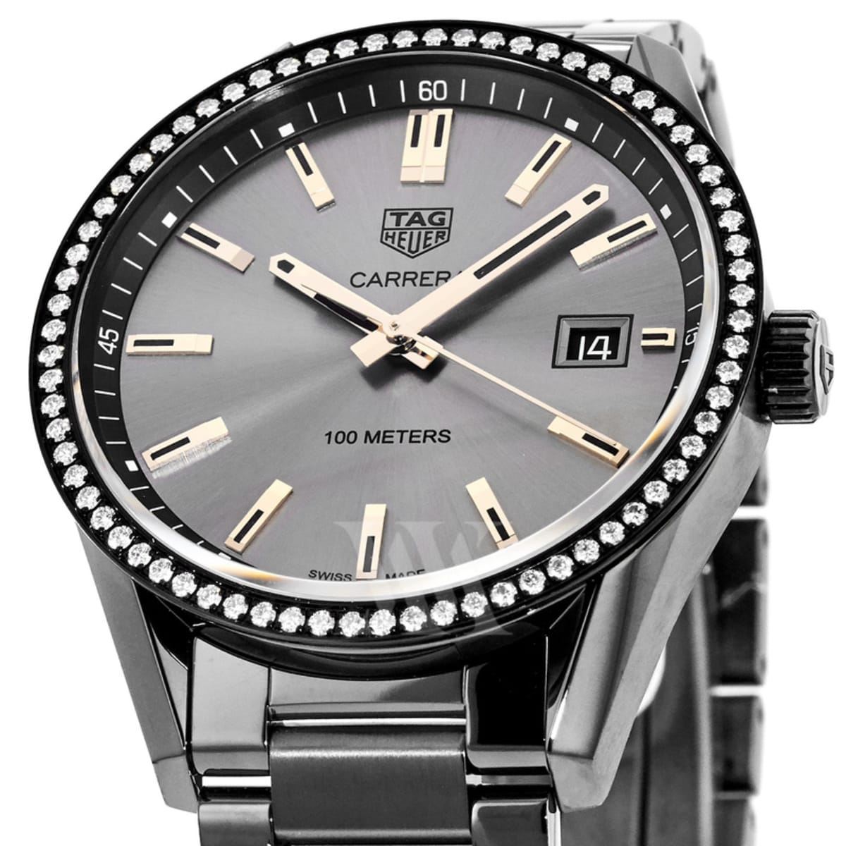 Tag Heuer Carrera Quartz 39mm Watch For Women War1115 Ba0602 - Image 4