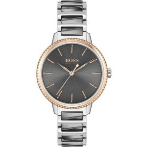 Hugo Boss Womens 1502569 Signature Two Tone Stainless Steel Watch