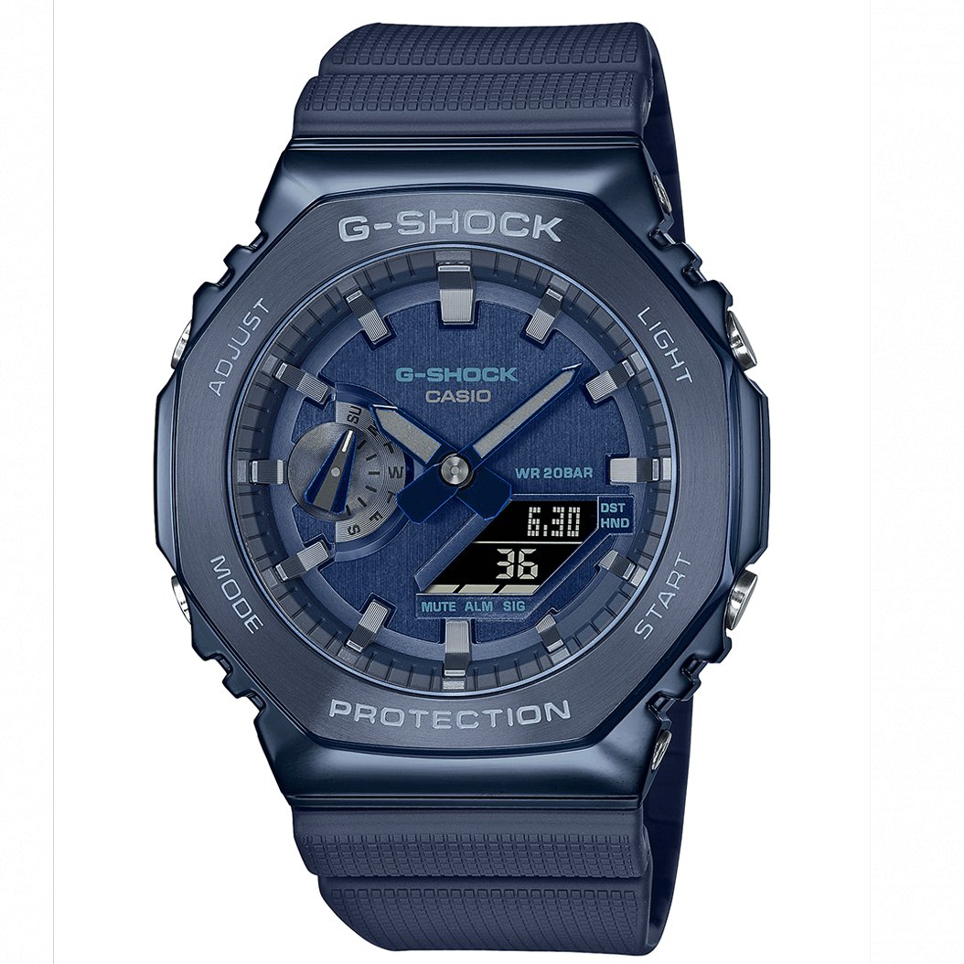 Casio G Shock Mens Blue Watch Gm 2100n 2aer