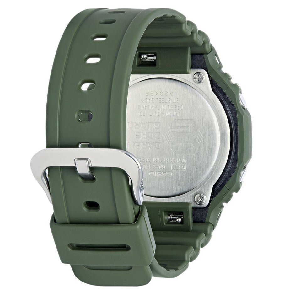 Casio G Shock Mens Green Watch Ga 2110su 3aer - Image 4