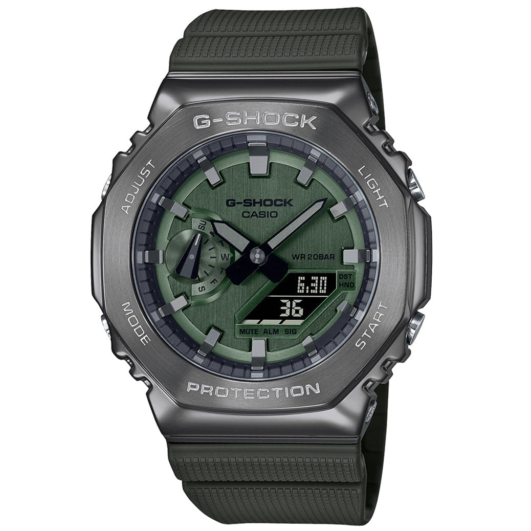 Casio G Shock Mens Green Watch Gm 2100b 3aer