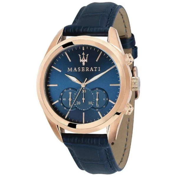 Maserati R8871612015 Traguardo Chrono Mens Blue Watch