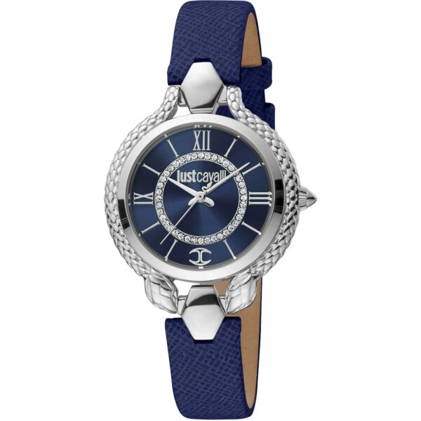 Just Cavalli Cerimonioso Blue Leather