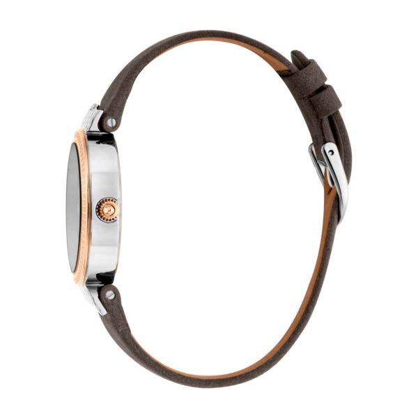 Just Cavalli Vibrazioni Leather Grey Rose Gold Leopard Glitter - alternate view