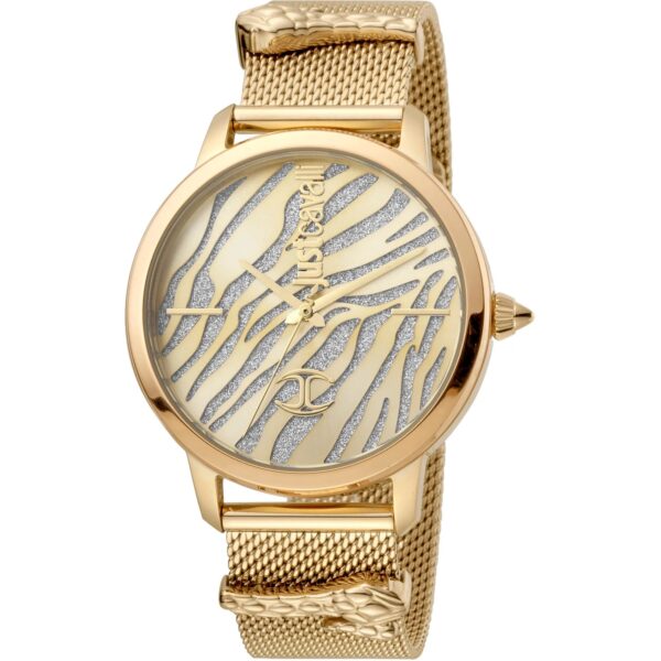 Just Cavalli Just per me Steel Yellow Gold Zebra Glitter