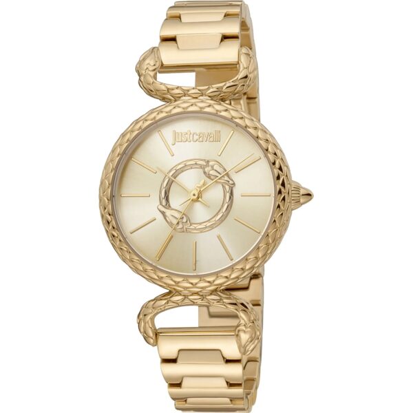 Just Cavalli Snake Inside Gold Champagne
