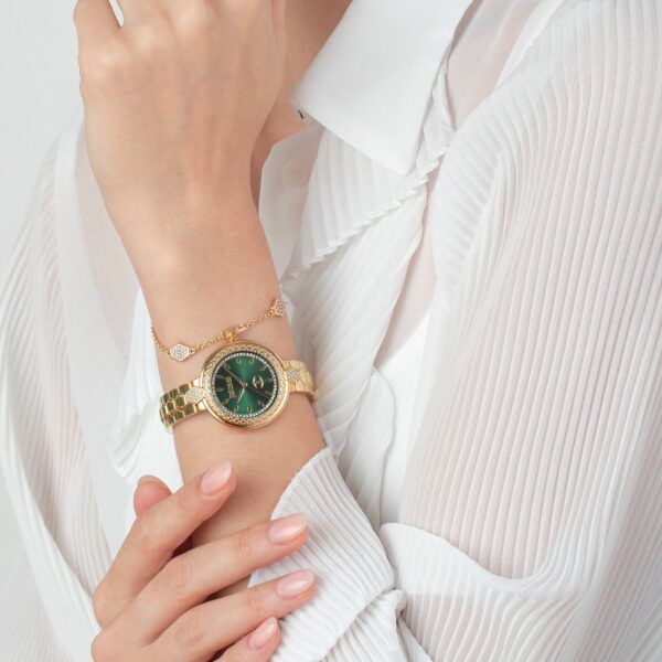 Just Cavalli Snake Creazione Yellow Gold Green - alternate view