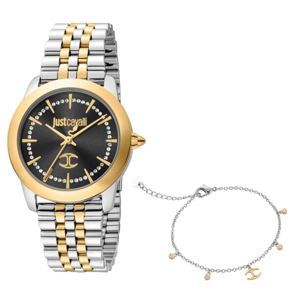 Just Cavalli Glam Creazione Two Tones YG Black