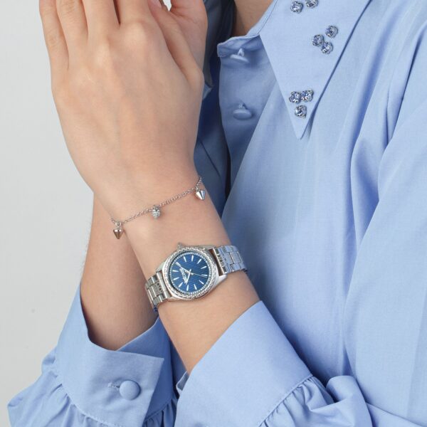 Just Cavalli Fashion Glam Silver Steel Blue - alternate view