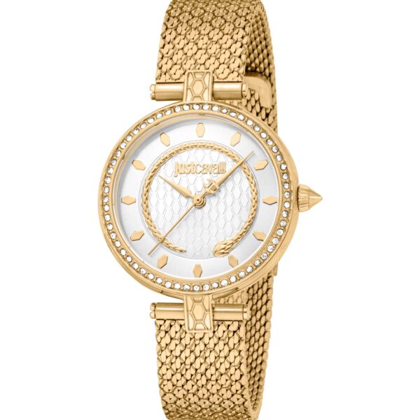 Just Cavalli Obsessive Snake Gold Silver