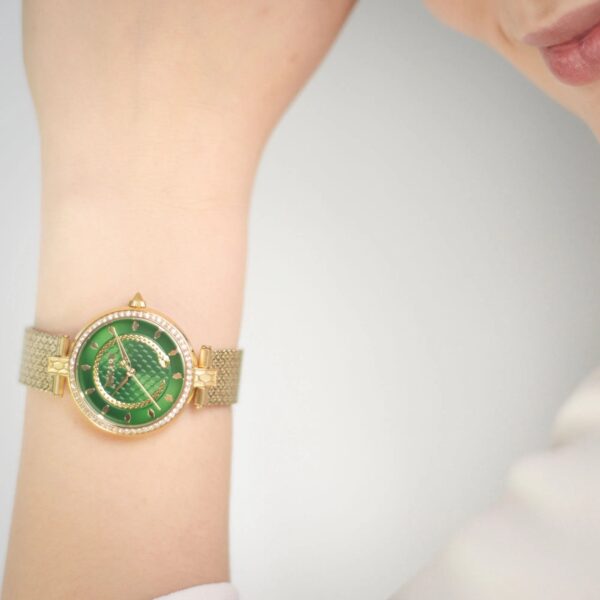 Just Cavalli Obsessive Snake Gold Green - alternate view