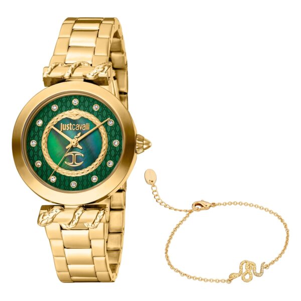 Just Cavalli Donna luce Yellow Gold Green