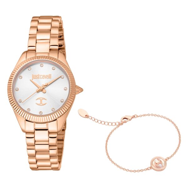 Just Cavalli Pacentro Yellow Gold Silver Grey