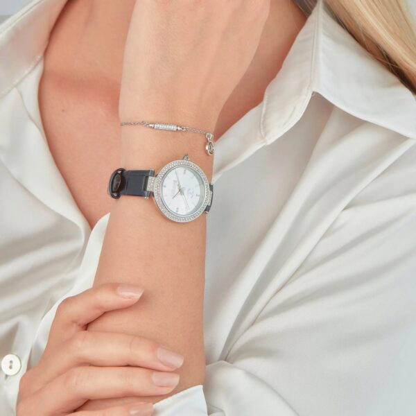 Just Cavalli Savoca Leather Black Silver - alternate view