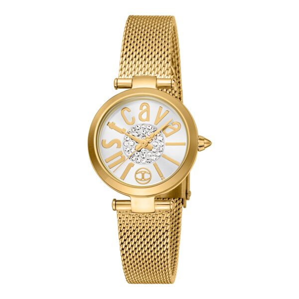 Just Cavalli Modena Mesh Yellow Gold