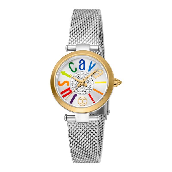 Just Cavalli Modena Mesh Silver YG Multicolor