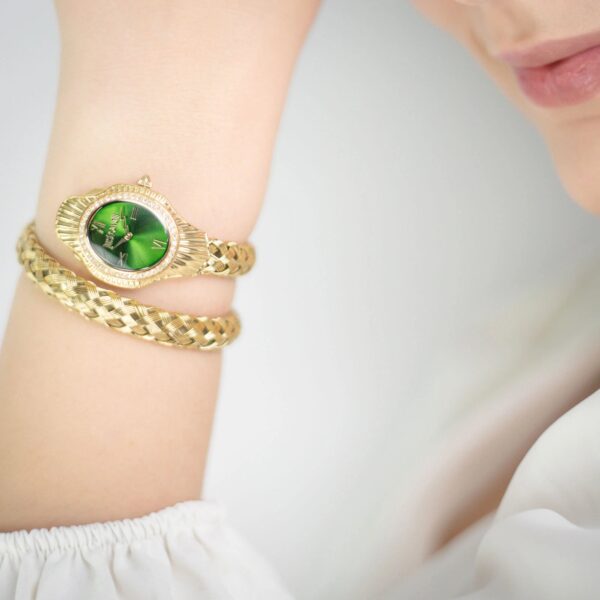 Just Cavalli Twined Yellow Gold Green - alternate view