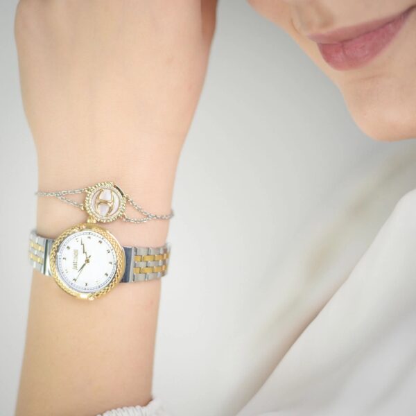 Just Cavalli Brave Snake Two Tones YG MOP - alternate view