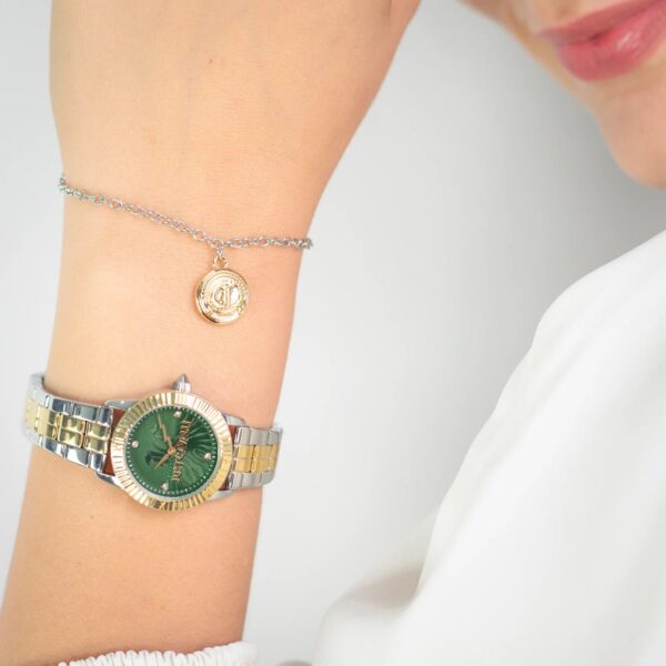 Just Cavalli Mini Raffinata Two Tones YG Green - alternate view