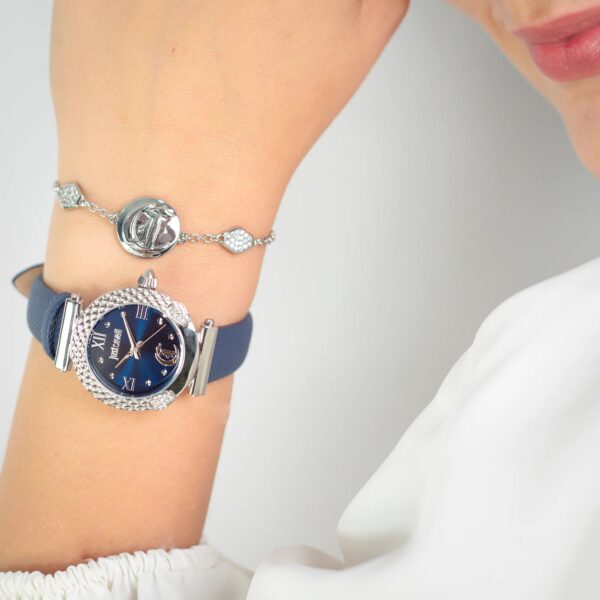 Just Cavalli Curiosa Leather Blue - alternate view