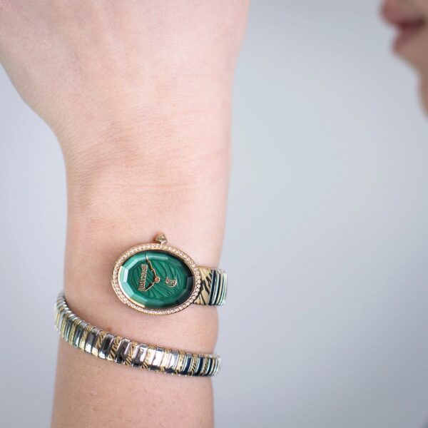 Just Cavalli Velina Silver Yellow Gold Green - alternate view