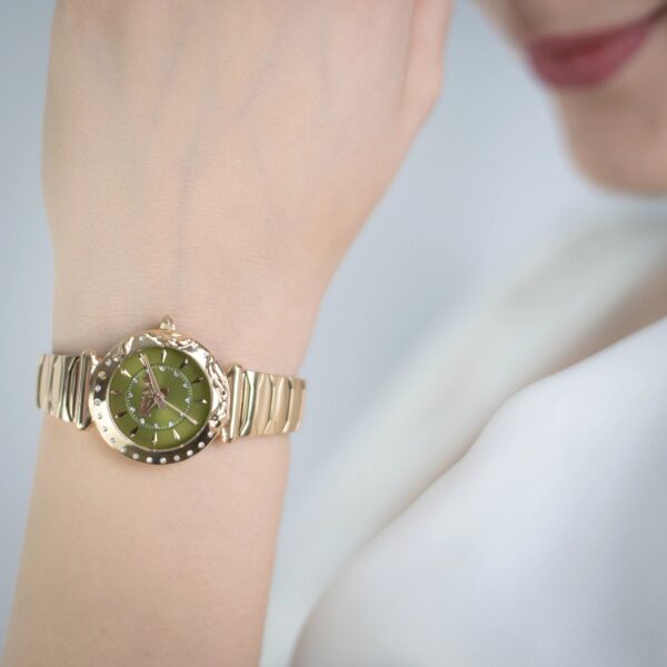 Just Cavalli Stella Snake Rose Gold Green - alternate view