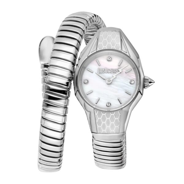 Just Cavalli Vivace Silver Antique white