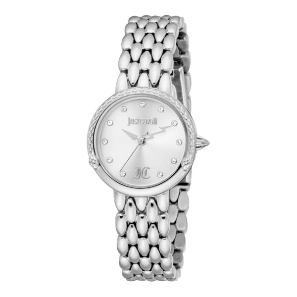 Just Cavalli Rosa Snake Silver